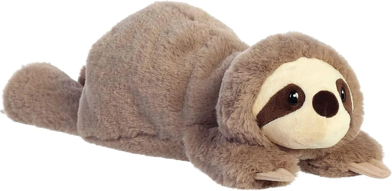 - Brown 18 Inches Aurora? Laid-Back Snoozles? Sloth Stuffed Animal monolithic properly referent exclusive - Cuddly Comfort - Imaginative Playtime 