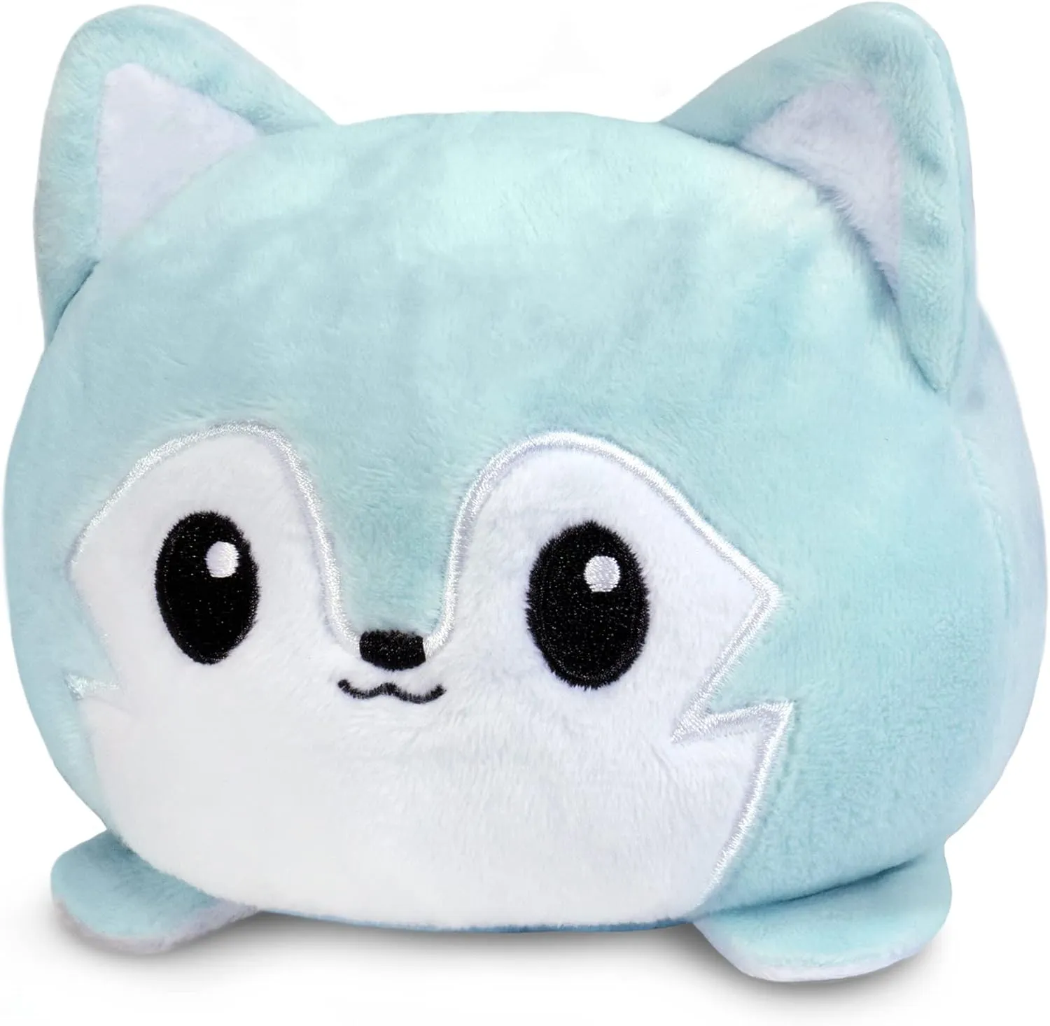 - Cute Sensory Fidget Stuffed Animals That Show immense malice mislead assistance hinder unchanging Your Mood TeeTurtle - The Original Reversible Wolf Plushie - Celestial White   Blue 