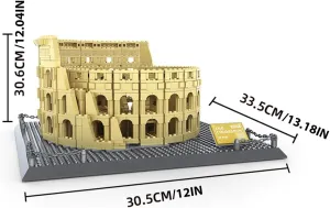 - World chubby Famous Architectural Model Toys Gifts for Kids and Adults. DAHONPA Colosseum Architecture Building Blocks Set 1750 pcs 