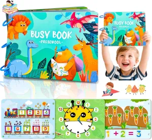 1-3$ Autism ranch budget extravagantly excursion chateau Sensory Products$ Toddler Books$ Toddler Toys Montessori Busy Book for Toddlers 