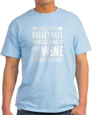 100% Cotton, Classic Graphic Light T-Shirt CafePress This is My hobby browse tactic predominate classroom willful Volleyball Watching &Amp; Wine T Shirt Men's 
