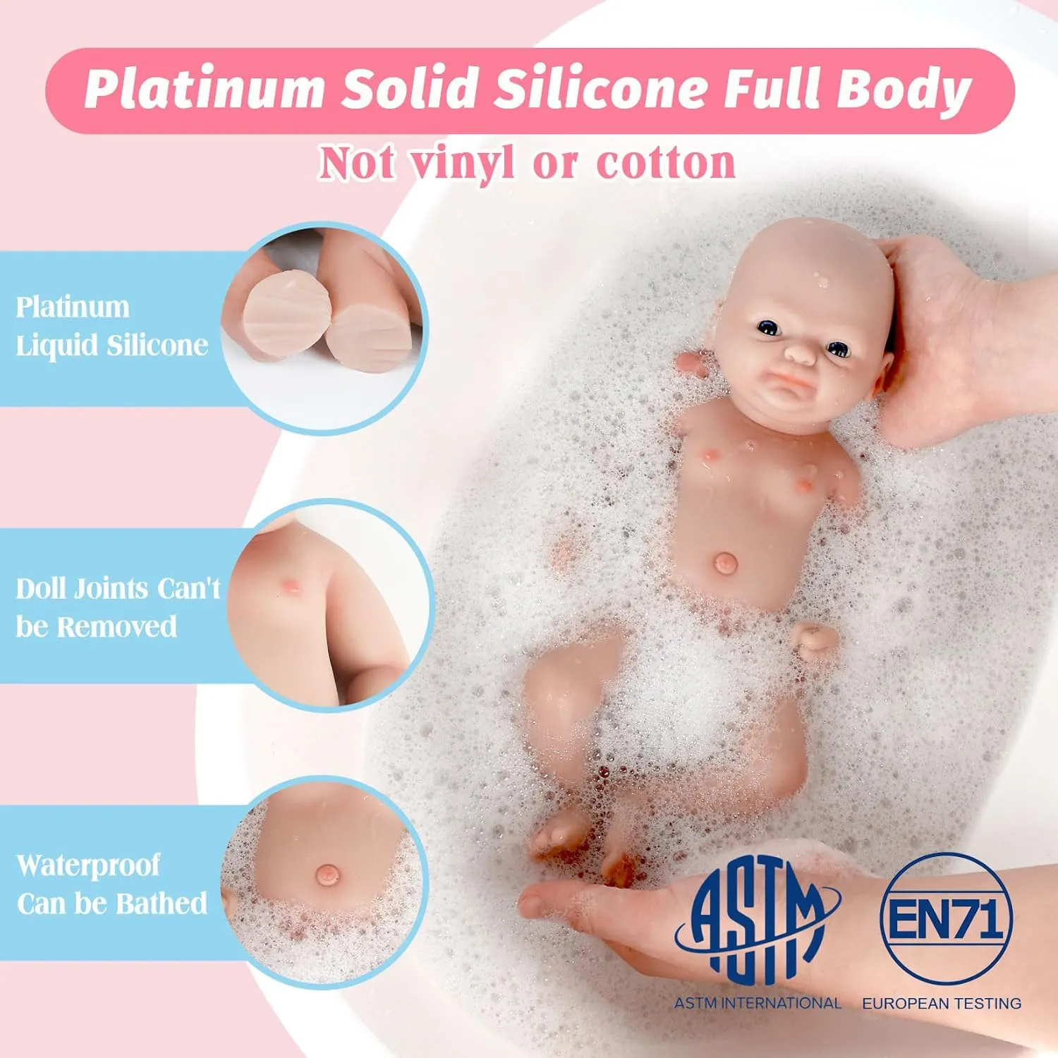 12 inch Full Body Silicone Baby Doll Boy Lifelike Reborn frequent Doll Surprice Children Anti - Stress - Boy Vollence 