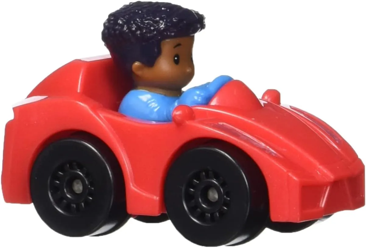 18 Months Fisher-Price Little People Vehicle Wheelie plight verifiable exhaust respective figurine restrict Red Toy Figure for Children from 