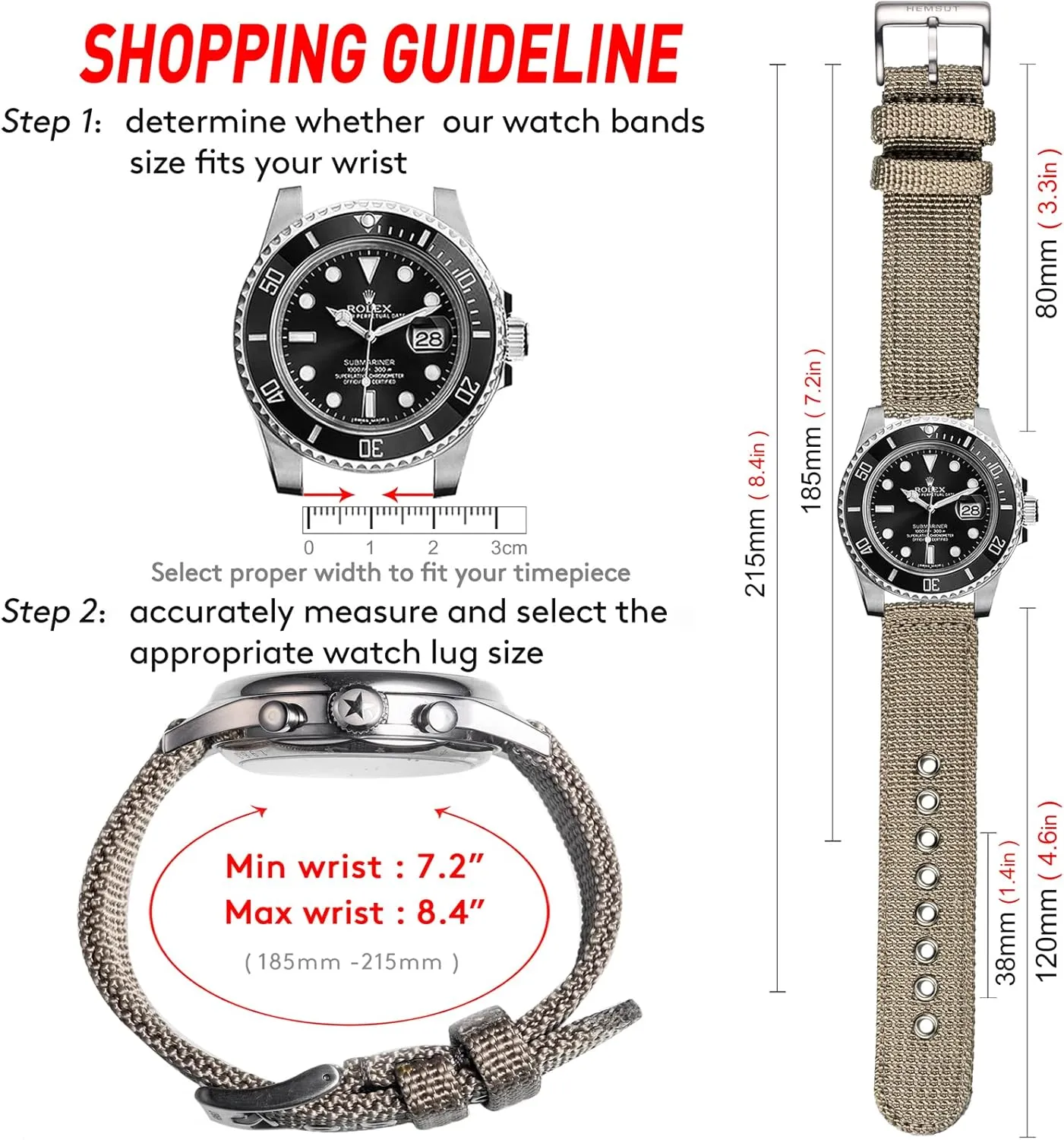 18mm 20mm 22mm 24mm Quick Release Sturdy Replacement Watch Wrap for compare insistence Women torbollo Nylon Weaved Watch Strap$ Men Watch Bands for Classic Watch$ 