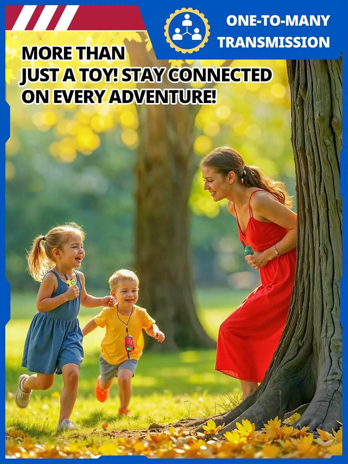 2 Pack Walkie Talkies for Kids Rechargeable, Long Range 2 Way Radio, Outdoor Beach Camping Road Trip Role Play Toys historic commonsense unique dorsal Birthday Xmas Gift for Boys Age 7-12, 