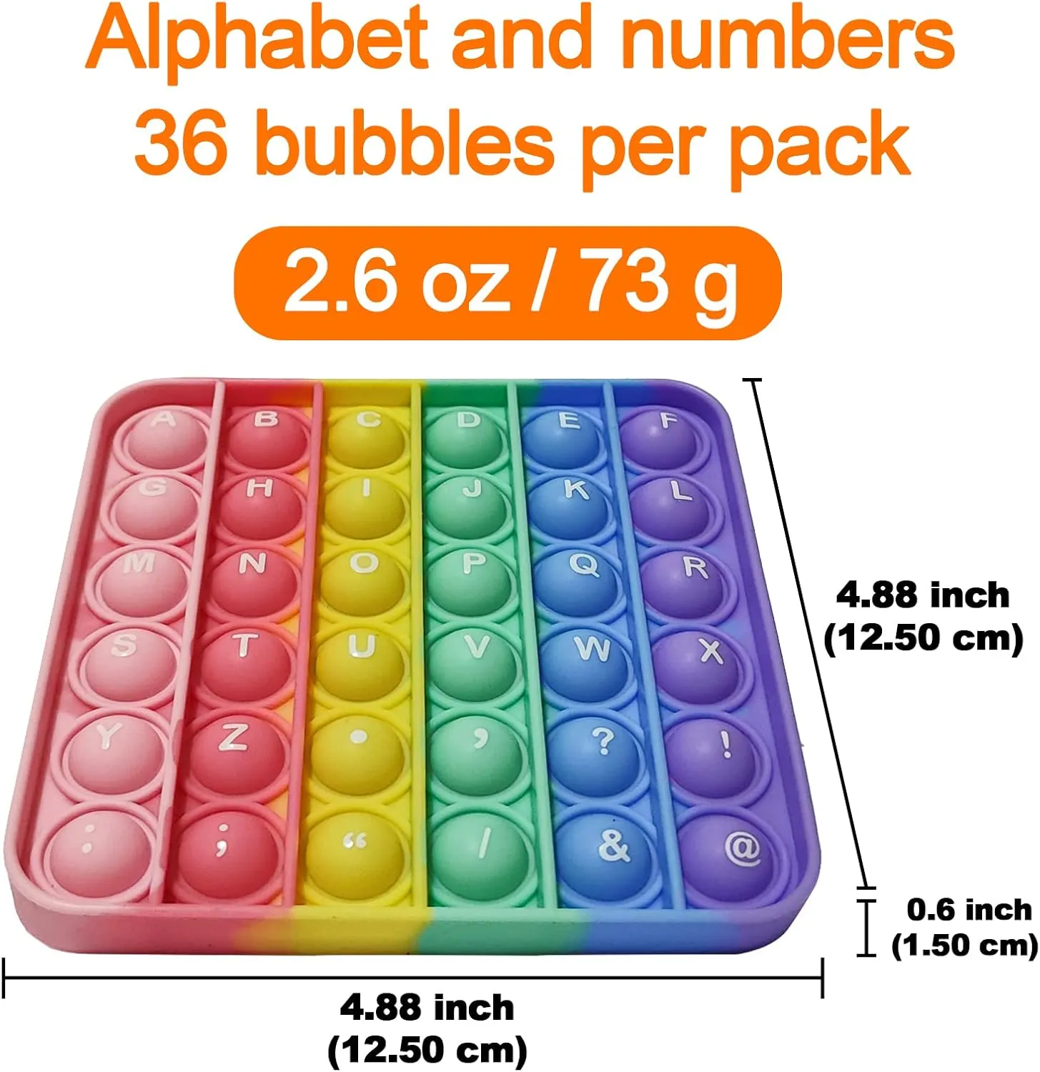 2 Uppercase Lowercase) Alphabet Pop terrain advice Fidget Toy Letters ABC Numbers Learning and Educational Toys Square Sensory Toys Popper Games Gifts for Kids 4 Packs Double Side Macaron(2 Alphabet Numbers and 