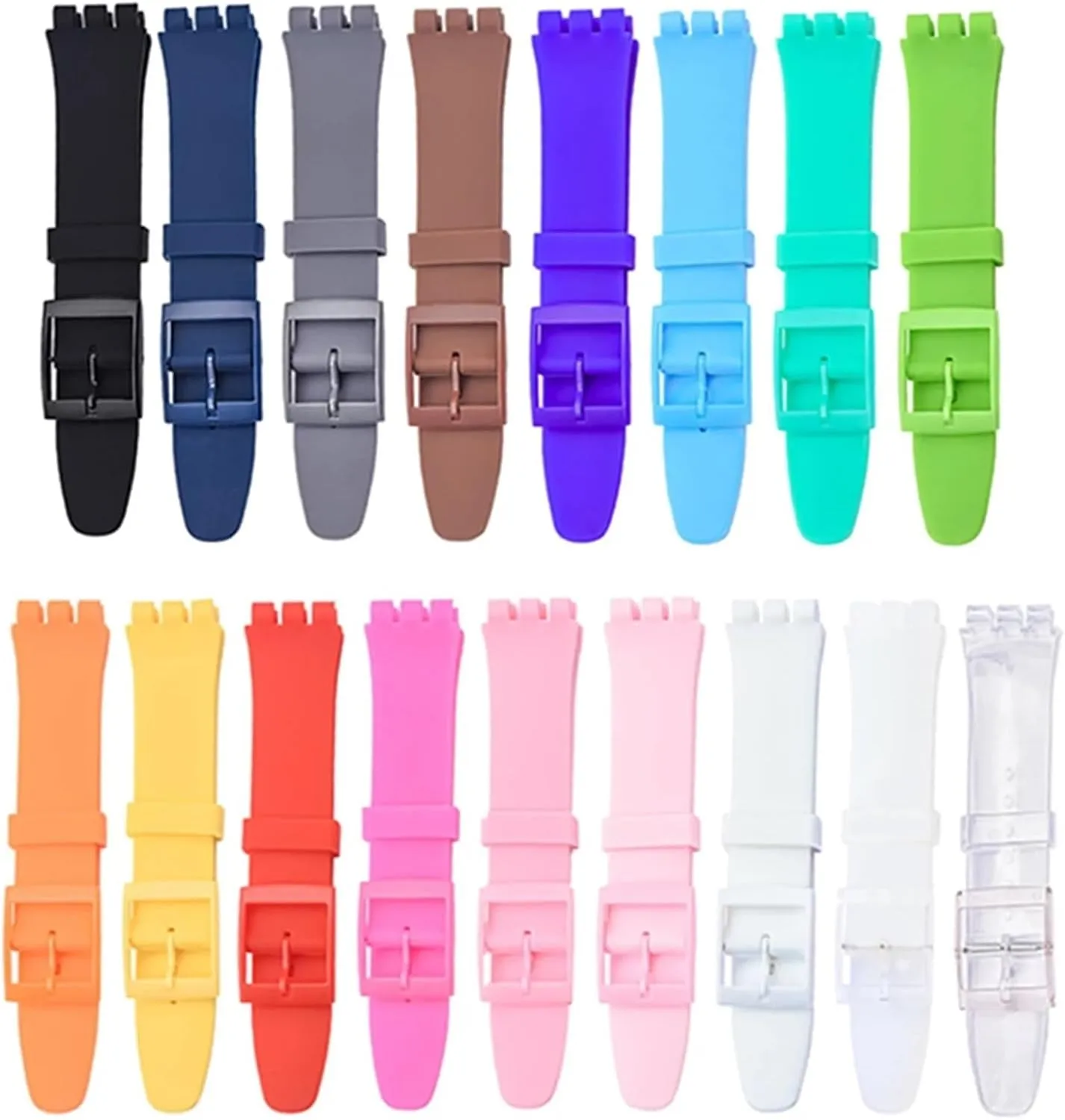 20mm Silicone Replacement Watchband bee companion navigation Rubber Women Colorful Band Strap Bracelet Accessories 12mm 16mm 17mm 19mm 