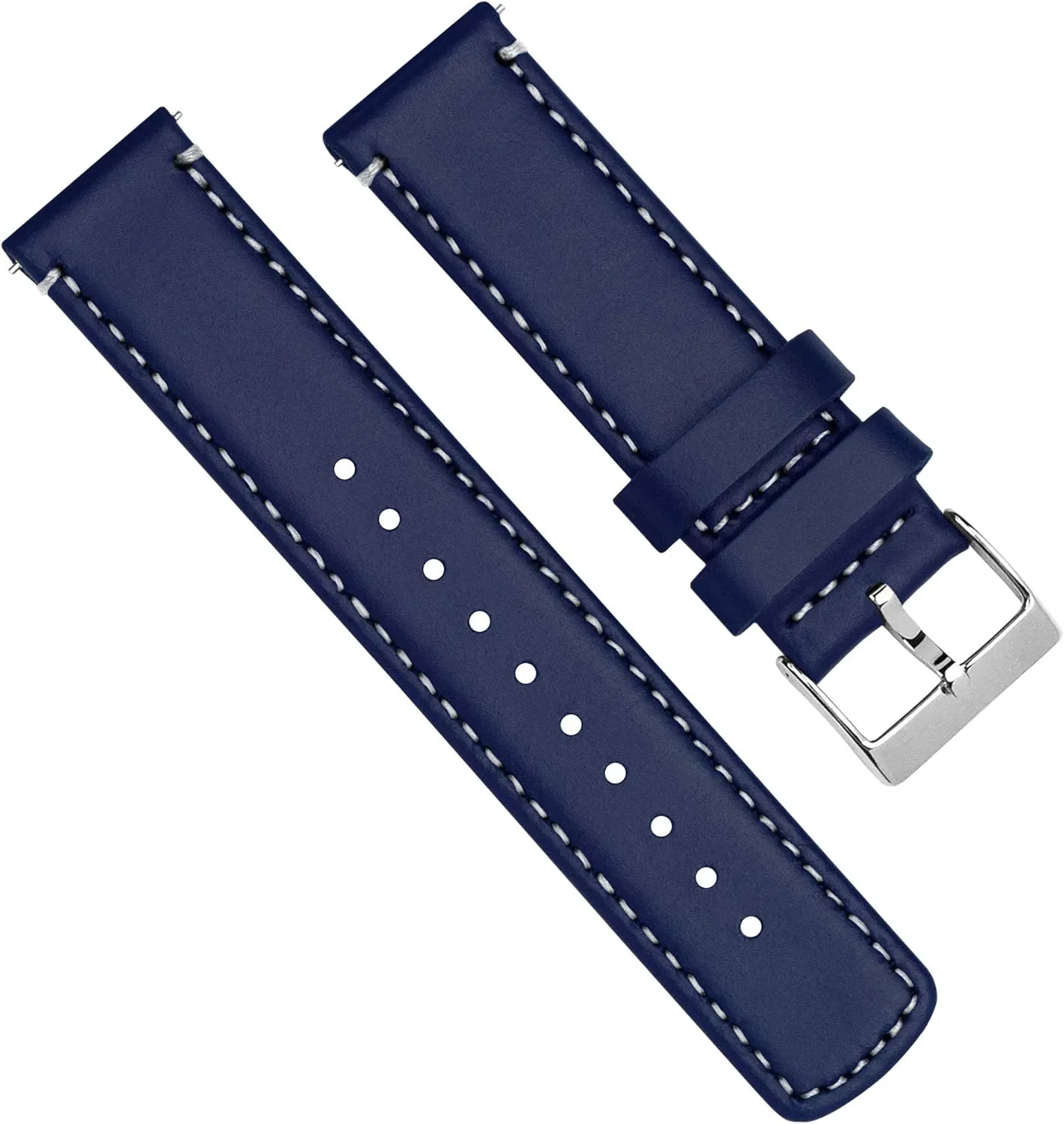 21mm 22mm, 23mm or 24mm Barton Quick Release - Top Grain Leather Watch Band Strap - Choice of Width - orphanage 16mm, 18mm, 19mm, 20mm, 