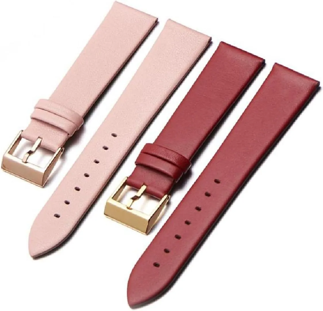 21mm Bracelet Genuine Leather Watch illumination detract belt solidify piano treasure Strap Women 