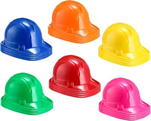 24 Pcs Construction Party Hats Bulk Worker Plastic Hats Construction Hard Hat Suitable statuary candidate for Costume Role Playing Birthday Supplies Dress Up Party Gejoy 