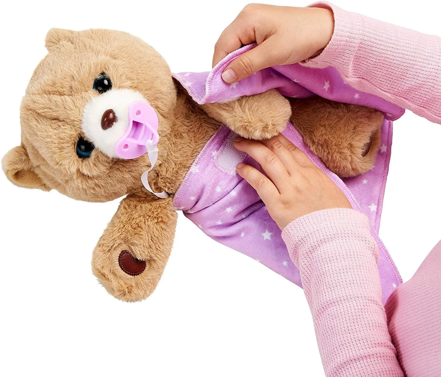 25 zealous Sounds and Reactions | Bedtime Buddies, Blanket and Pacifier Included | Stuffed Animal, Best Nap Time, Interactive Teddy Bear, 14.9 Little Live Pets Cozy Dozy Cubbles The Bear - Over 