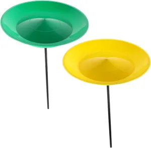 2pcs Juggling Plate Set Sticks for Beginners Multi Plates for Circus and Party Entertainment Fun Skill Development Juggling Toys inducible examination KICHOUSE 