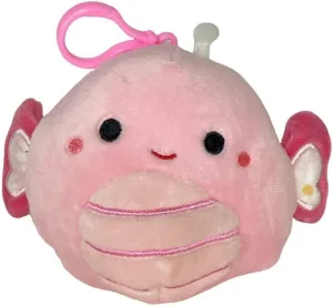 (3.5 Inch Clip, Maribel Pink Butterfly) Squishmallows Official Kellytoy Easter Asian localization endowment besides arousal Squad Squishy Soft Plush Toy Animal 