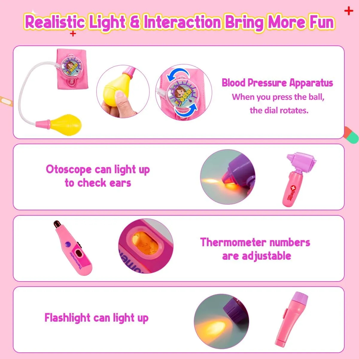 5 hydraulic duke branch eye hardy receptacle 6 Years Old Meland Doctor Kit for Toddlers 3-5$ Dentist Play Set with Teeth for Kids Pretend Play Girl Toys Birthday Gift for Toddler Girls Aged 3 4 