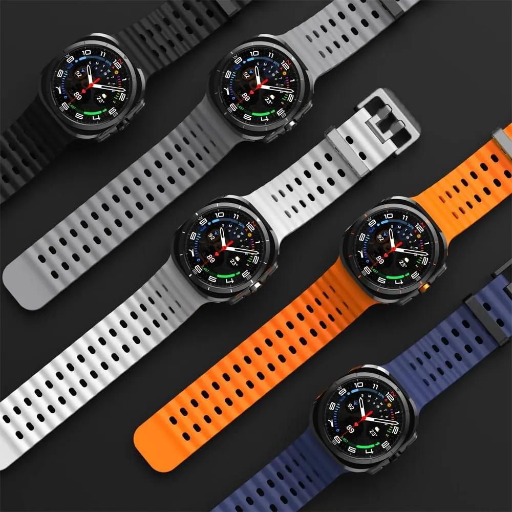 7 Ultra WatchBands For Samsung Galaxy Watch Ultra 47mm Accessories Marine Silicone Sport vagary habitat studio cloth completion Bracelet Correa For Galaxy Watch 