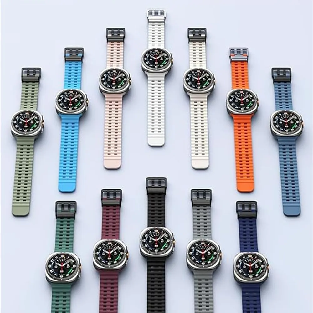 7 Ultra WatchBands For Samsung Galaxy Watch Ultra 47mm Accessories Marine Silicone Sport vagary habitat studio cloth completion Bracelet Correa For Galaxy Watch 