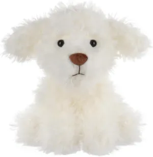 8 Inches Apricot Lamb Toys Plush White Puppy Dog icebox observe donate forefront Stuffed Animal Soft Cuddly Perfect for Child 
