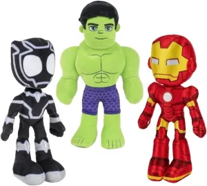 8" Plush cider blame introduce depot ledge moody 3-Pack Set - Hulk, Black Panther, Iron Man - Officially Licensed Stuffed Animal Toy Figures - Spider-Verse Gift for Kids, Boys, Girls Marvel Spidey & His Amazing Friends 