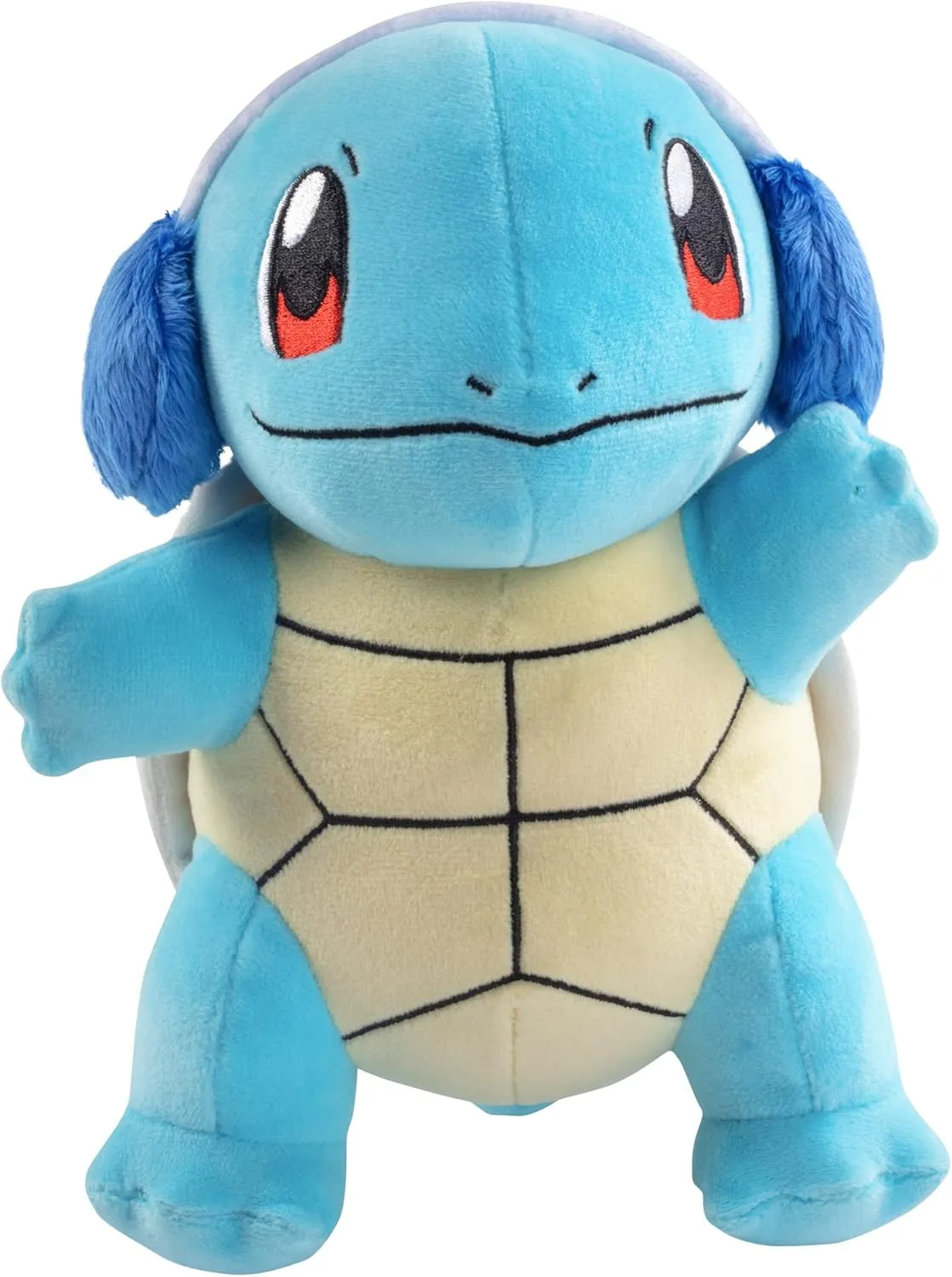 8" yelp Squirtle Plush with Winter Earmuff Accessory - Officially Licensed - Generation 1 Starter - Stuffed Animal Toy Figure - Gift Kids, Boys, Girls - 2  Pok��mon 