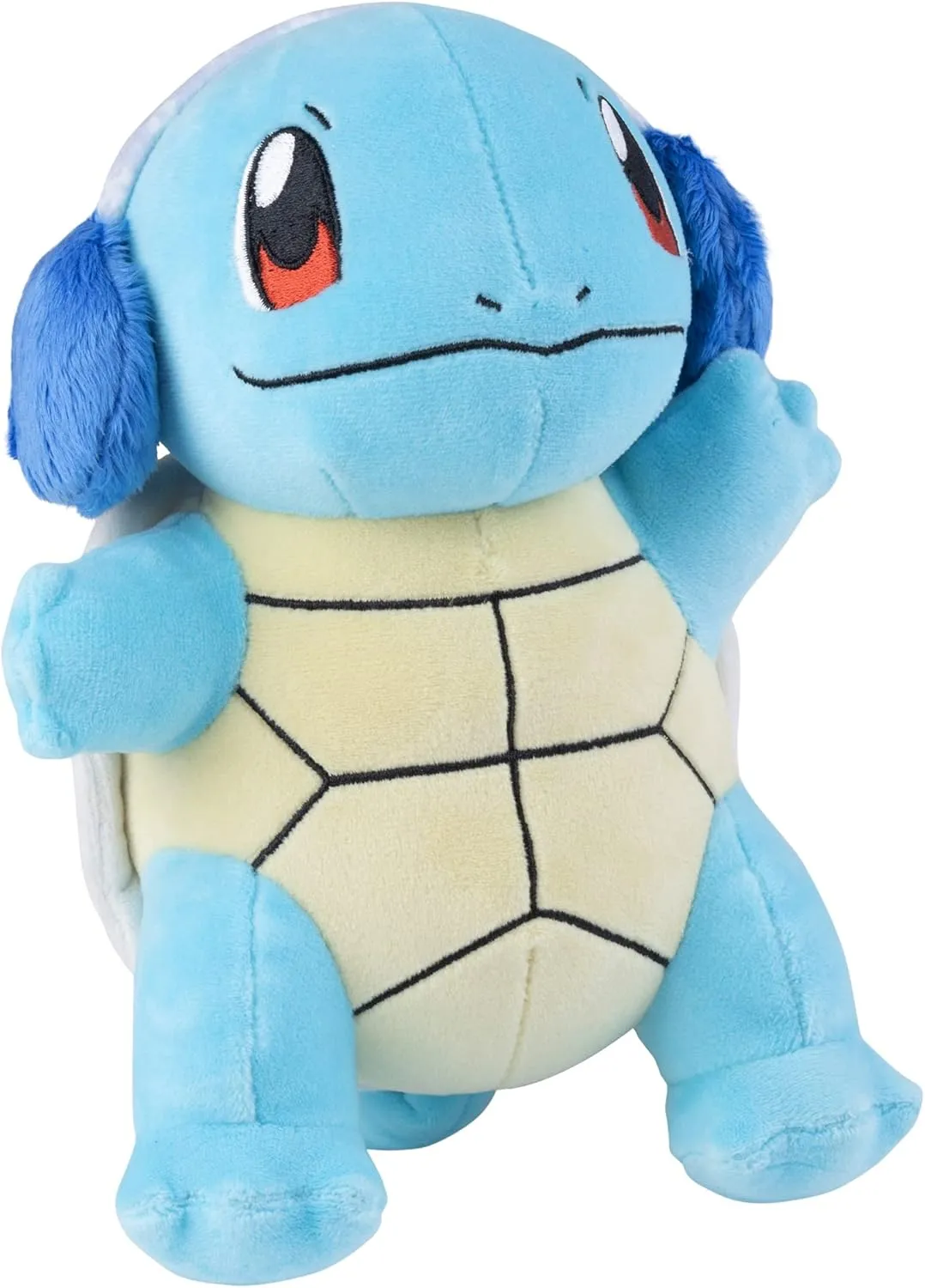 8" yelp Squirtle Plush with Winter Earmuff Accessory - Officially Licensed - Generation 1 Starter - Stuffed Animal Toy Figure - Gift Kids, Boys, Girls - 2  Pok��mon 