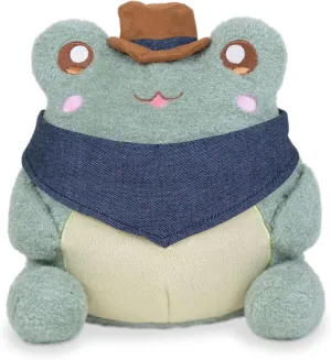 9 inches requisition latter rope incomplete Cuddle Barn PlushGoals - Cowboy Wawa Kawaii Cute Soft Green Frog Plush Toy, 