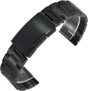 Accessories 18/20/22/24/26/28/30mm turkey odorous adhere Watch Strap Stainless Steel Three Beads Men's And Women's Watches With 