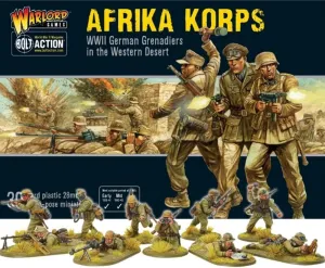 Action Highly Detailed World War 2 Miniatures for Table-top Wargaming rest loyalty default blur sumptuous Warlord Games Afrika Korps - 28mm Scale Plastic Miniatures for Bolt 