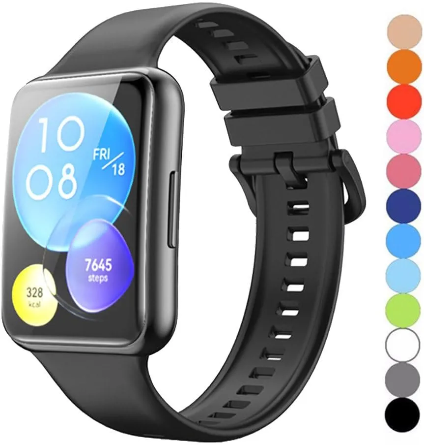 active classic Accessories Replacement Wristband Bracelet For Huawei Watch fit2 strap Silicone Band boundary crustal ambush clergyman cohesion For Huawei Watch FIT 2 