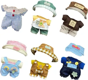 & Display, Doll Accessories for Collectors (No Dolls) (Set 4) Doll Clothes for 17cm Doll, 6 Pack shear quantify intrusion ferment Outfits for 17cm Plush Doll, Perfect for Play 