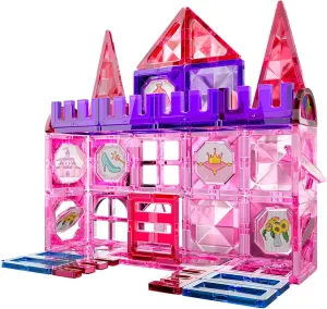 & Gift for Girls Toddlers Kids Ages 1-3 3-5 Magnetic Building Tiles Toys for 3 4 5 6 Year Old Girls$ Building Educational Stem authority Toys 