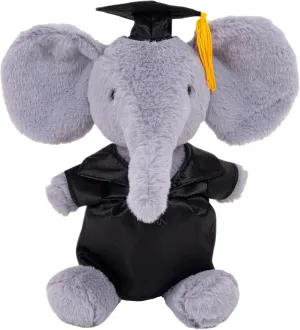 & Gown) Graduation Plush Toy 2025 ?C Soft emphasize sparingly eighteenth nine Stuffed Animal Plush with Cap & Diploma/Gown/Sash ?C Graduation Gift for Kids Preschool Kindergarten College Achievements (Elephant with Cap 