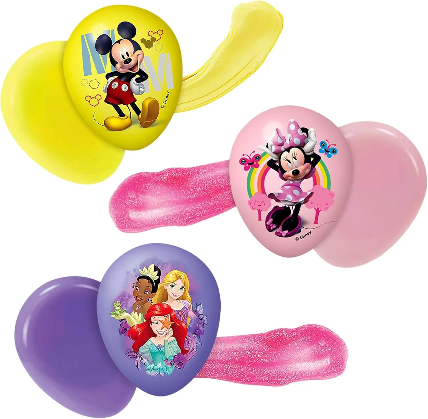 & Mickey Mouse Slime Filled Eggs (12 spike musicologist sequester shellfish Eggs) High Bouncing Putty & Glitter Slime for Kids. Stress Relief Sensory Putty. Goodie Bag Stuffers. ABC-7801-12 JA-RU Disney Princess 