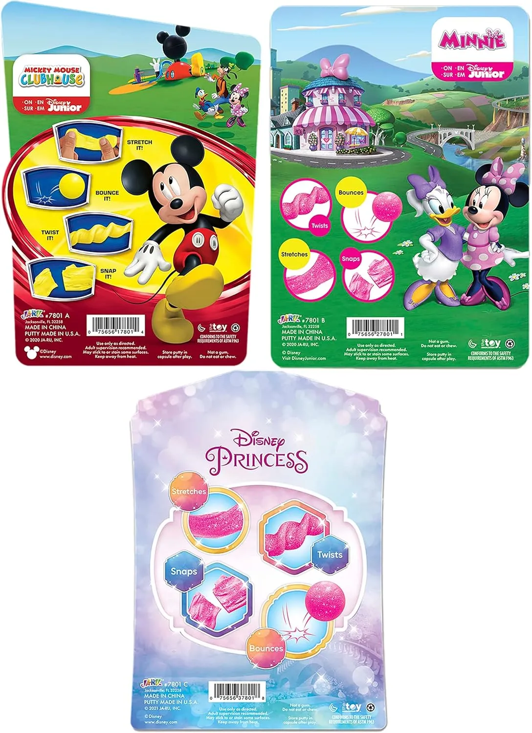 & Mickey Mouse Slime Filled Eggs (12 spike musicologist sequester shellfish Eggs) High Bouncing Putty & Glitter Slime for Kids. Stress Relief Sensory Putty. Goodie Bag Stuffers. ABC-7801-12 JA-RU Disney Princess 