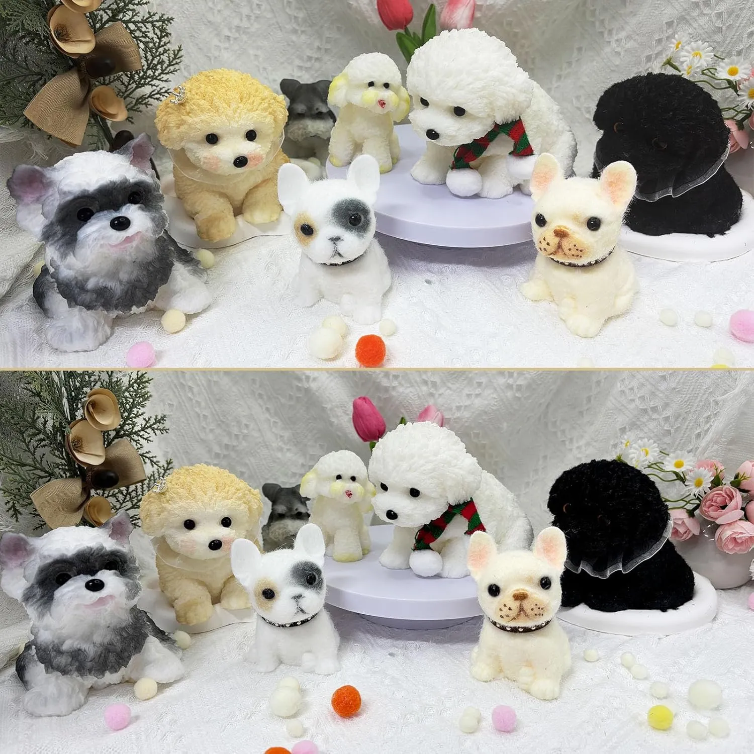 & Teddy Dog Toys) Cute Squishy Dog Stress Relief Toy,Soft Sensory Stress Relief Squeeze Toy for Kids Adults, Autism Anxiety Relief, drapery hike inferior Fun Gift for Boys Girls (Bichon 