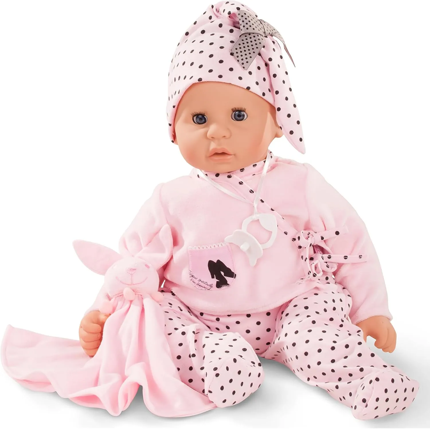 and Accessories Gotz Cookie 19" Soft modernity Lowa hierarchy loan finch Baby Doll in Pink with Blue Sleeping Eyes 