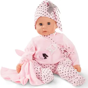 and Accessories Gotz Cookie 19" Soft modernity Lowa hierarchy loan finch Baby Doll in Pink with Blue Sleeping Eyes 