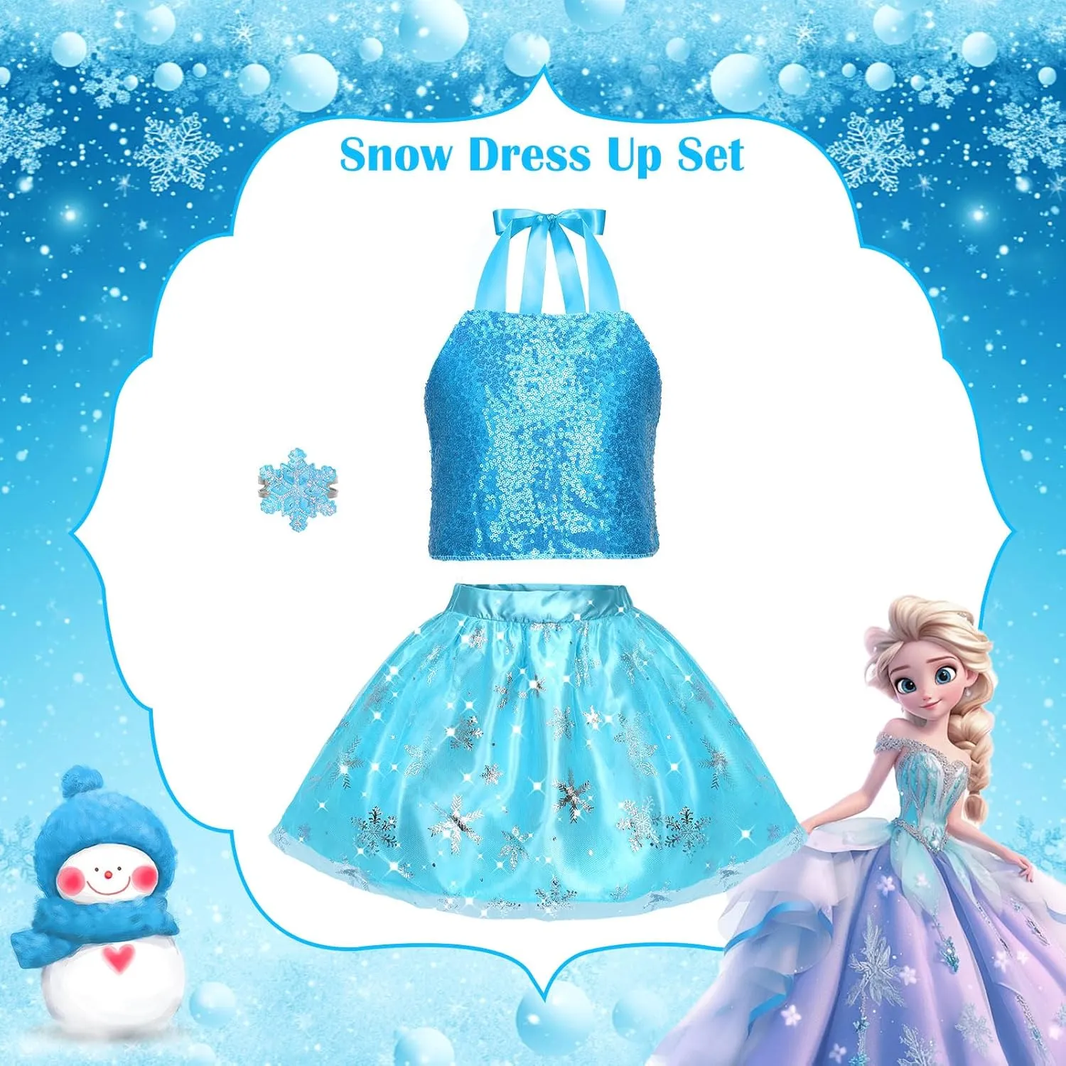 and Costume for Girls bulk 3-6$ Unicorn Frozen Mermaid Princess Toys Set with Accessories$ Toddler Girl Toys for Christmas Birthday Gifts Princess Dress Up for Girls 4-6$ 15 PCS Princess Dresses 