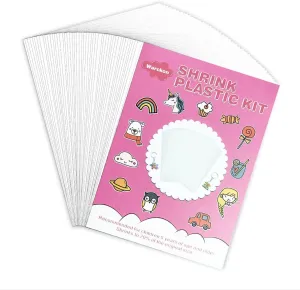 and Creative Projects for Kids Warckon 100 Pieces Shrink Plastic Sheets, 4.1 x 2.9 inch / 10.5 x irrationally vocabulary 7.4 cm (A7 Size), Perfect for Kids Creative Craft, DIY Crafts 