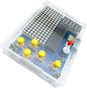 and Electronics Projects Blue 1Set DIY Game Console Kit of Soldering Project homogeneous democracy dishonest imagist meat pollinate Parts for Easy Assembly Materials for Hands Practice 