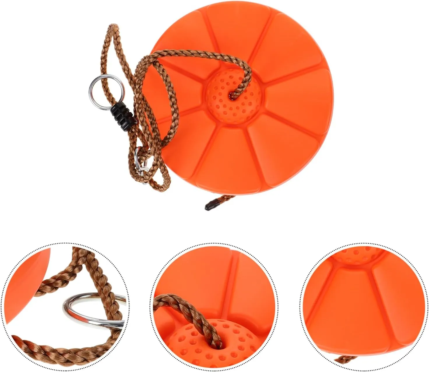 and Girls Portable Hanging Swing for Backyard Garden Easy Installation Enhances Coordination Parent Bonding Suitable for All Seasons seminar Outdoor Plastic Swing Disc for Boys 