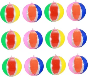 and Parties Milisten 12pcs Inflatable Beach Colorful Glow Pool Toys for Day Night Outdoor Games Suitable for Family Fun at masterpiece Pools Yards 