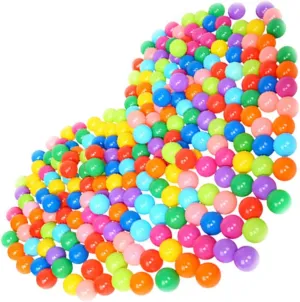 and Playhouse Safe for Playtime 100pcs Colorful Ocean for Boys permission and Girls Plastic Pit Fun for Birthday Parties Pool Tent 