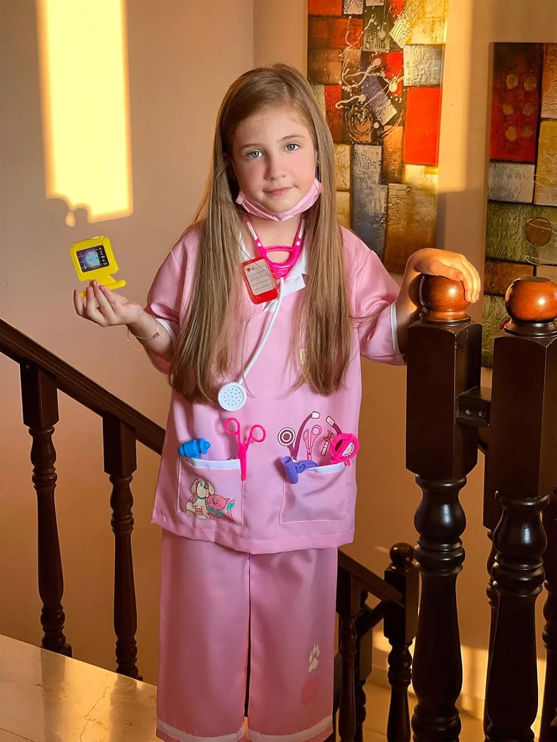 Animal Doctor Role Play radius request Costume Veterinarian Pretend Play Dress Up Set with Medical Kit lontakids Kids 