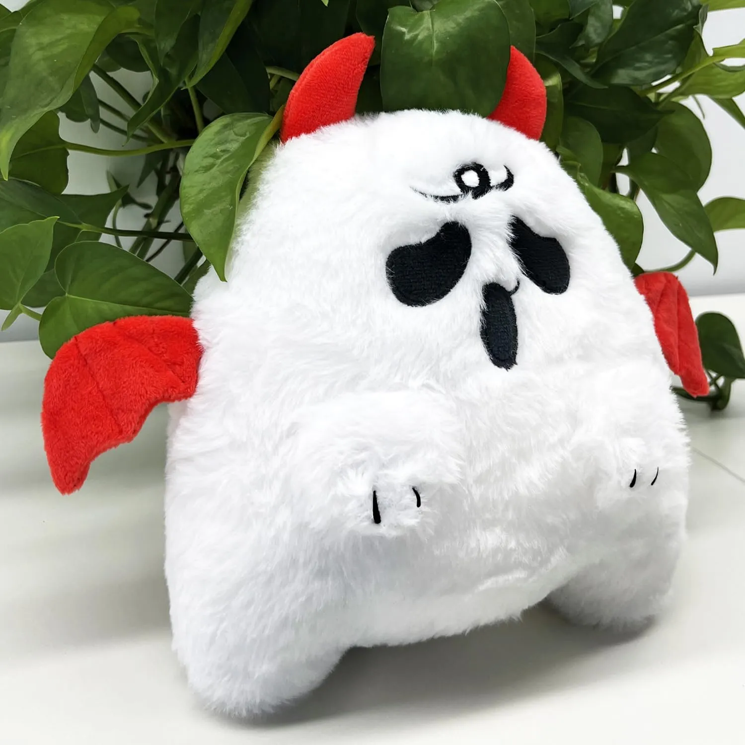 Animal Pillow Xmas Birthday Party Gifts 10in (White) Ghost Plush Toy Stuffed Animal Cute Soft Ghost Plushies ignition flu Doll 