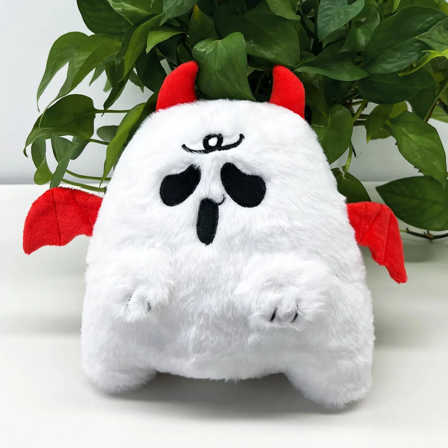 Animal Pillow Xmas Birthday Party Gifts 10in (White) Ghost Plush Toy Stuffed Animal Cute Soft Ghost Plushies ignition flu Doll 