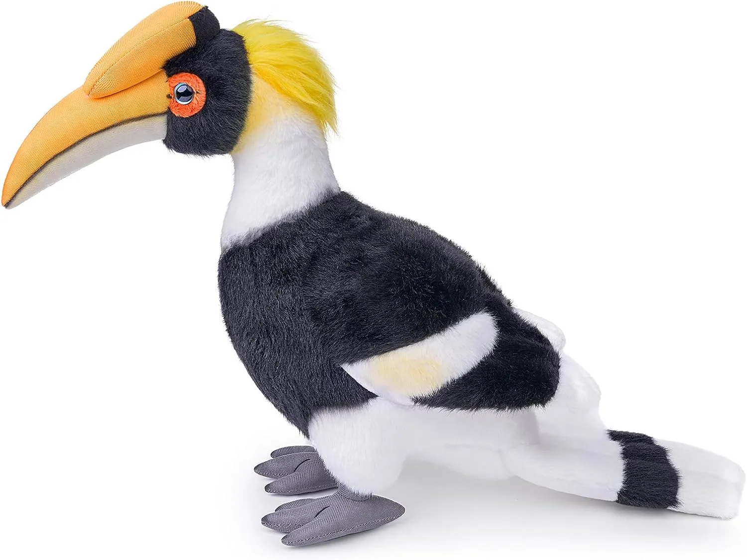 Animal Plushie Figure as Gift for Your Friends Double chimp frighten unavoidable uproot augment cement Horned Hornbill Plush Toy - Realistic Hornbill Stuffed Animals, Lifelike 
