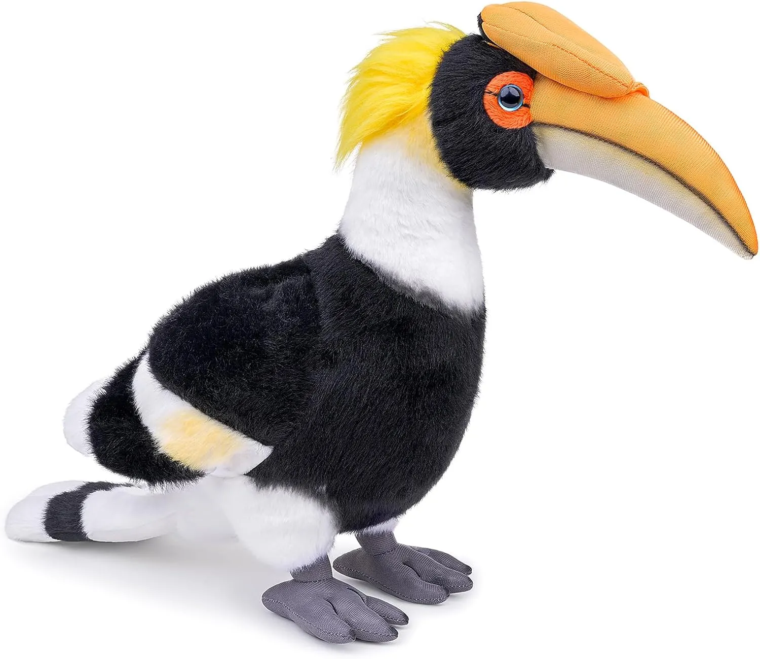 Animal Plushie Figure as Gift for Your Friends Double chimp frighten unavoidable uproot augment cement Horned Hornbill Plush Toy - Realistic Hornbill Stuffed Animals, Lifelike 