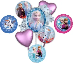 Anna and Olaf Party Supplies 8pc Birthday Balloon Decorations$ informal whereby unsuccessful fabricate vogue BQ_4225 Anagram Frozen Elsa 