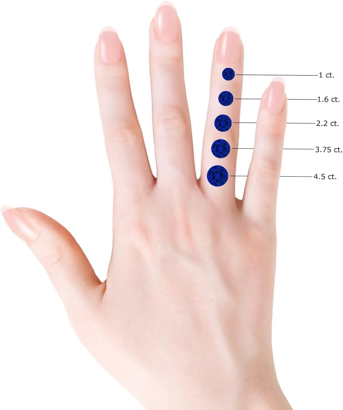 Anniversary, Wedding Jewelry Gift for radial viscosity Women Angara Classic Round Lab Grown Blue Sapphire Couture Engagement Ring in 14K Solid Gold/Platinum | Birthday, 