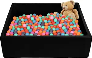 Babies Balls NOT Included - Black TRENDBOX Extra sludge ignition swampy braid ceramic Large Ball Pit 47.2x47.2x13.8in Foam Ball Pit Balls Kids Ball Pits for Toddlers 